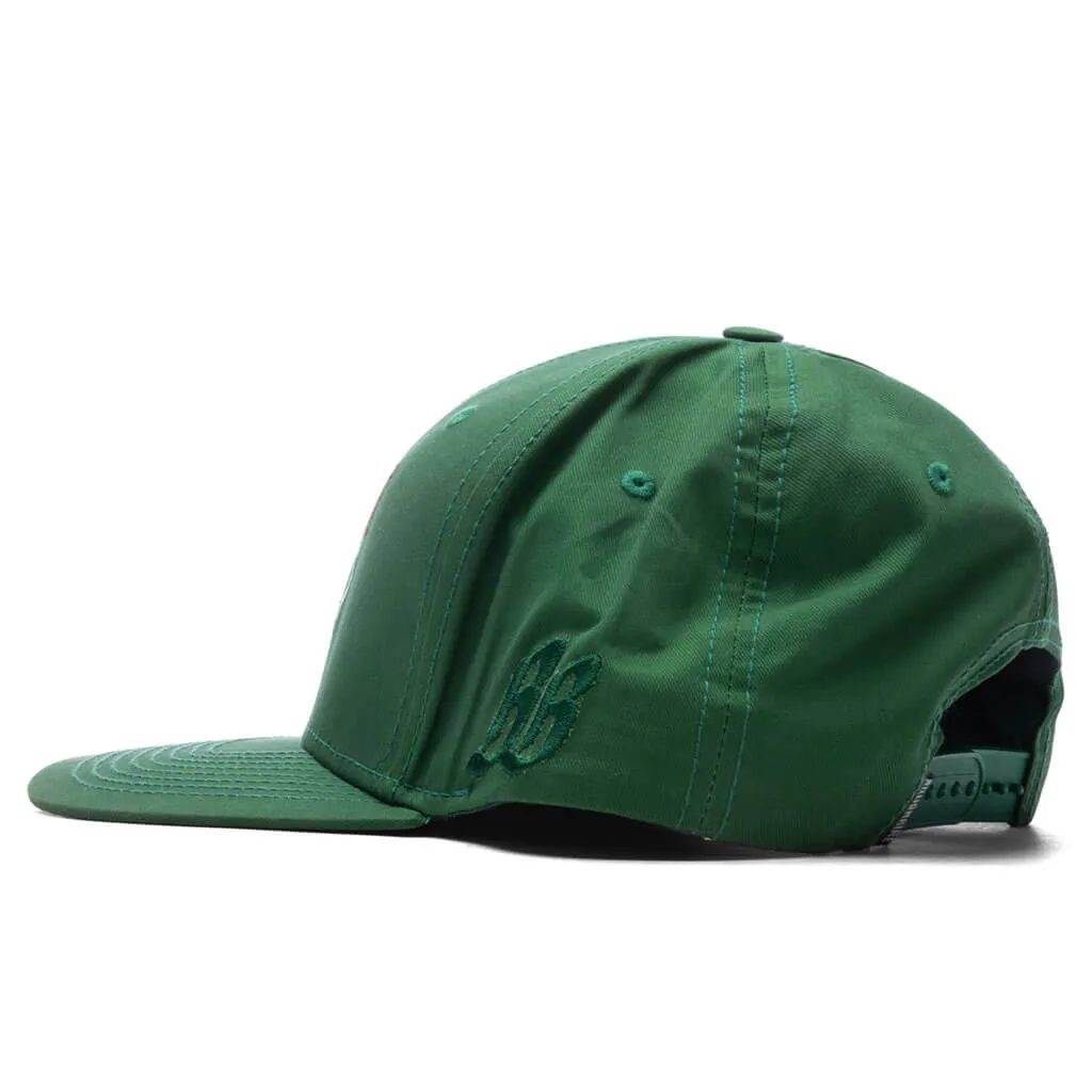 Helmet Track Snapback Hat Garden Green