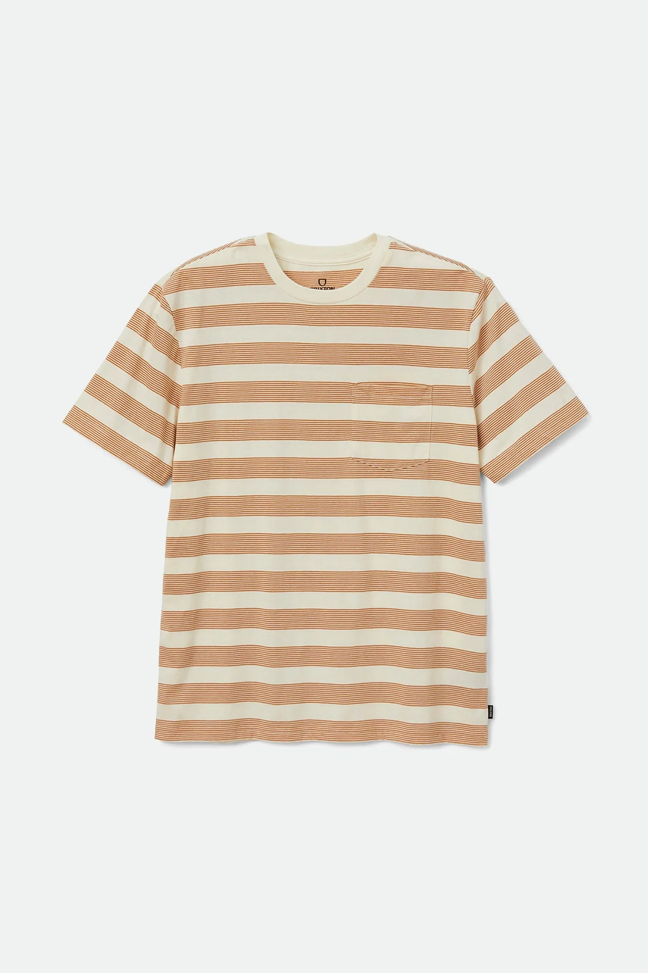 Hilt PCH Stripe S/S Pocket Knit - Off White/Lion