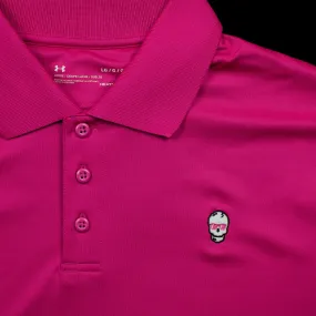 Hot Pink Skull Polo