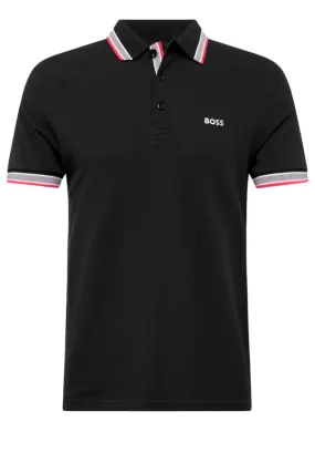 Hugo Boss Coal Contrast Paddy Polo