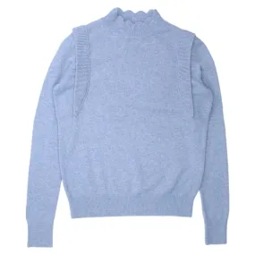 Hush Blue Nisha Shoulder Detail Jumper