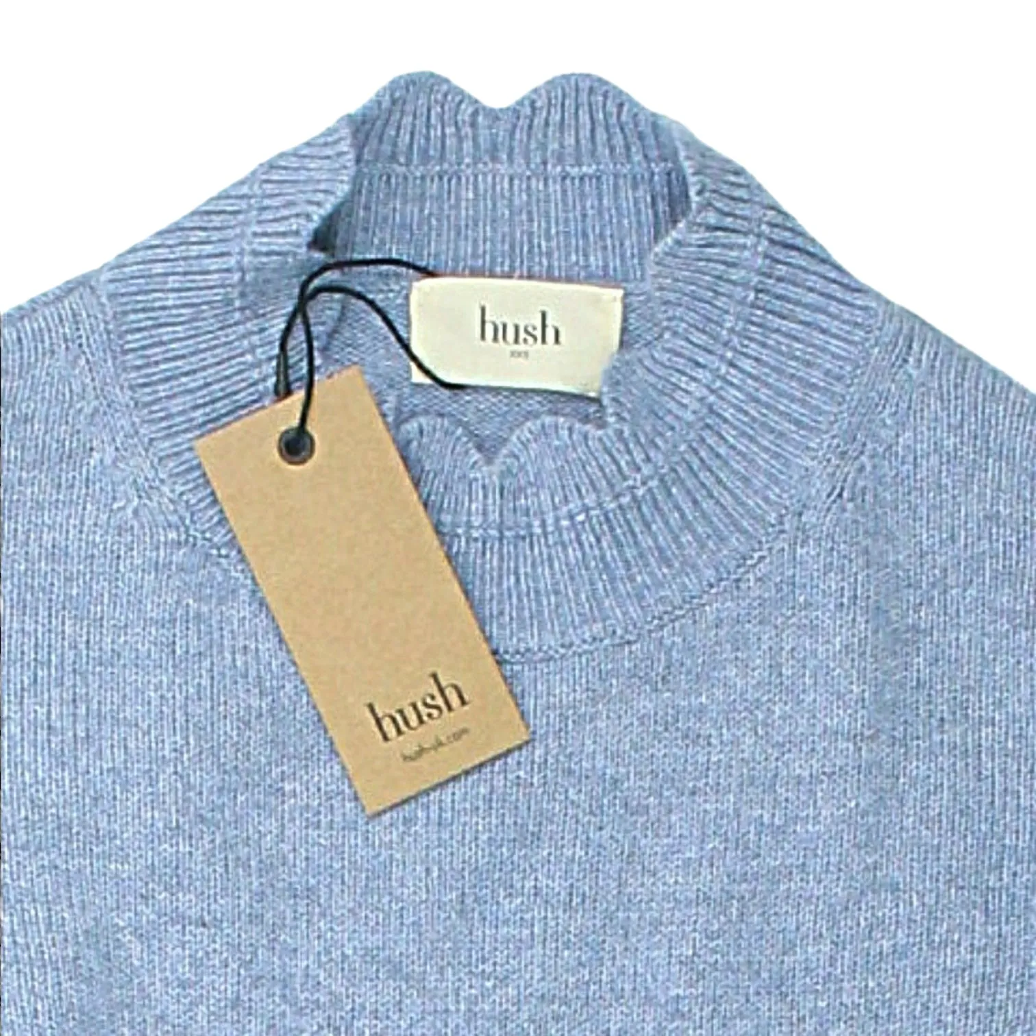 Hush Blue Nisha Shoulder Detail Jumper