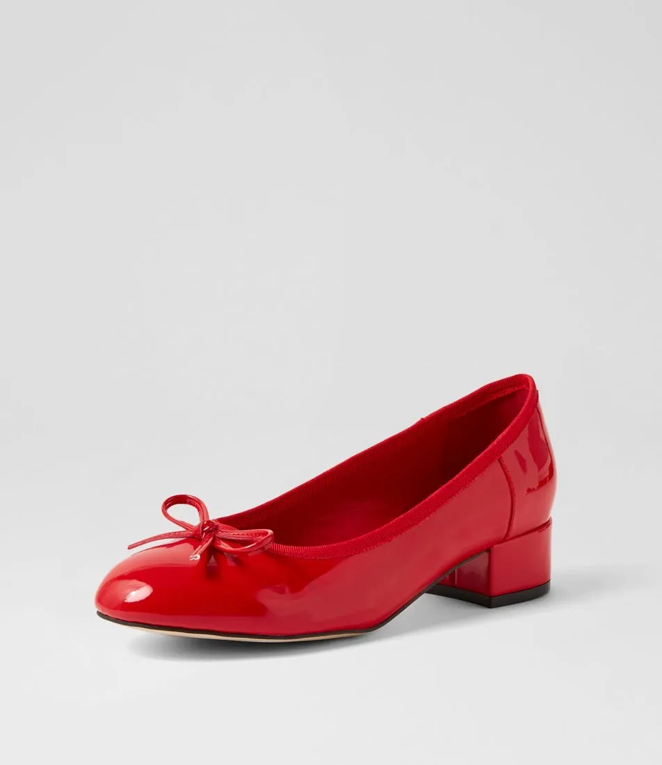 I LOVE BILLY Arturo Red Patent Pu Heels