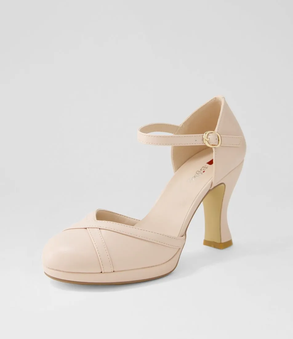 I LOVE BILLY Tuku Nude Heels