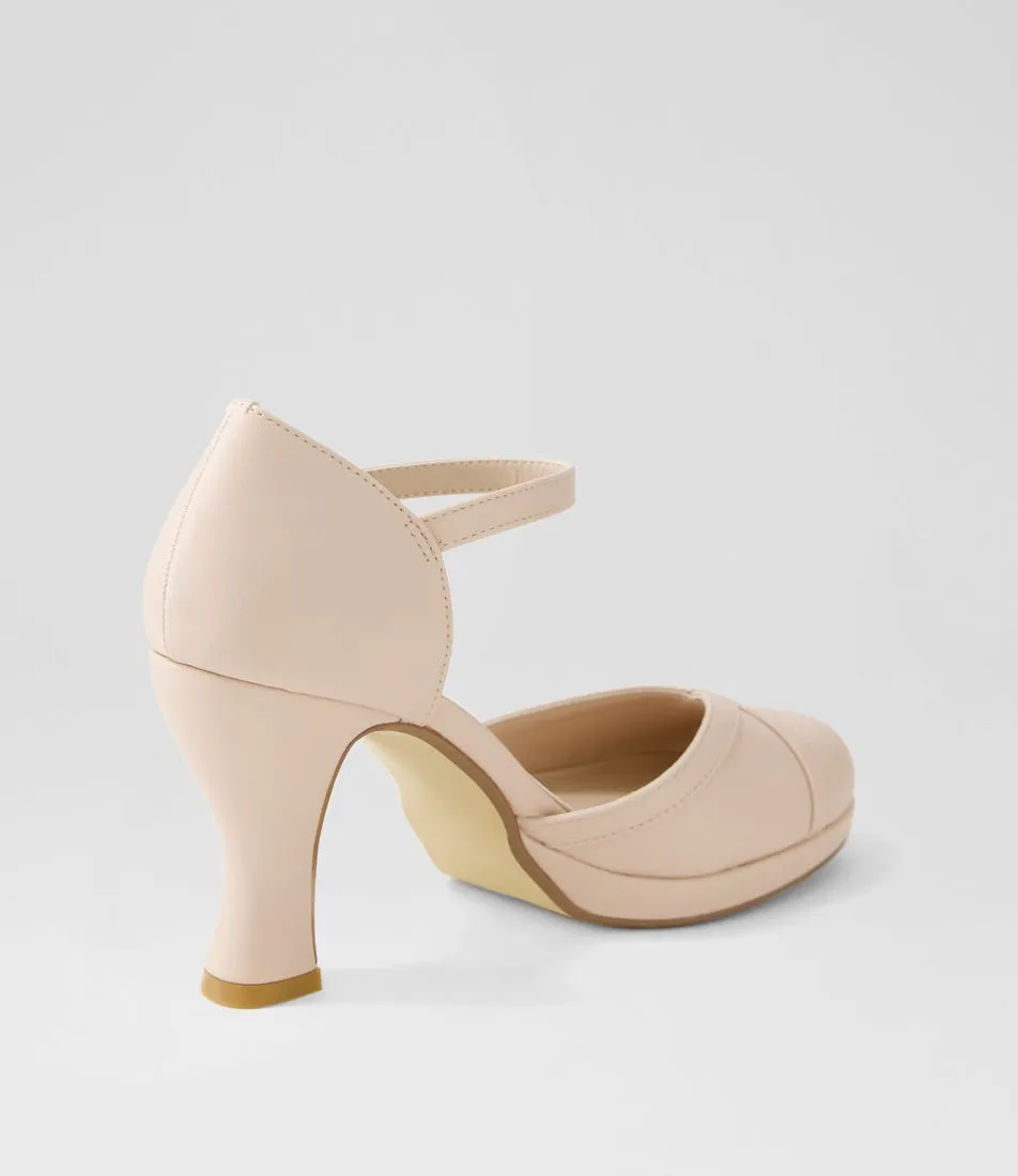 I LOVE BILLY Tuku Nude Heels