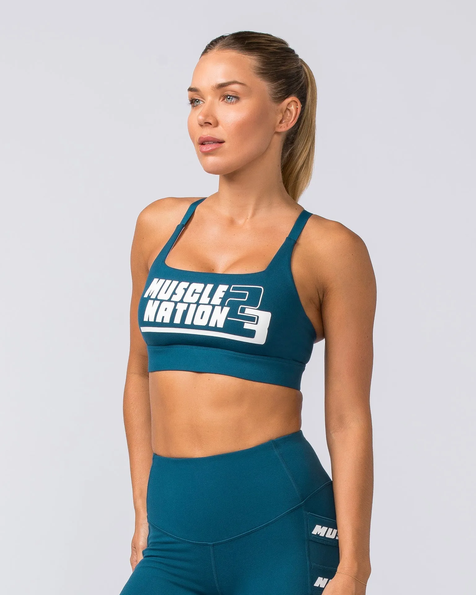 Ignite Bra - Tidal Teal