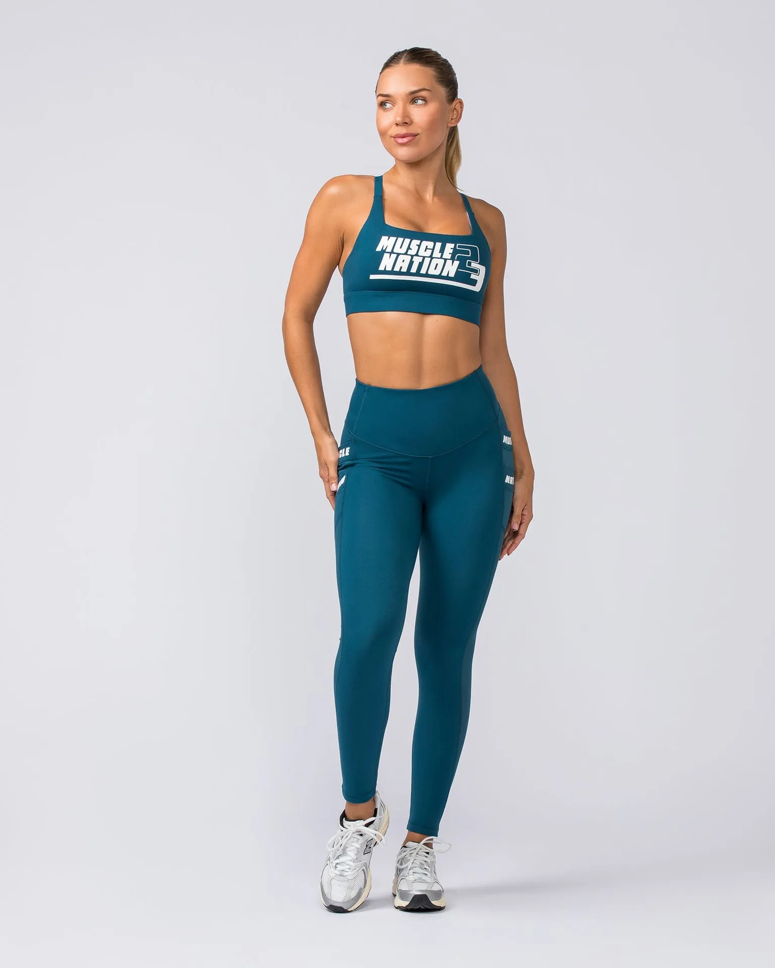 Ignite Bra - Tidal Teal