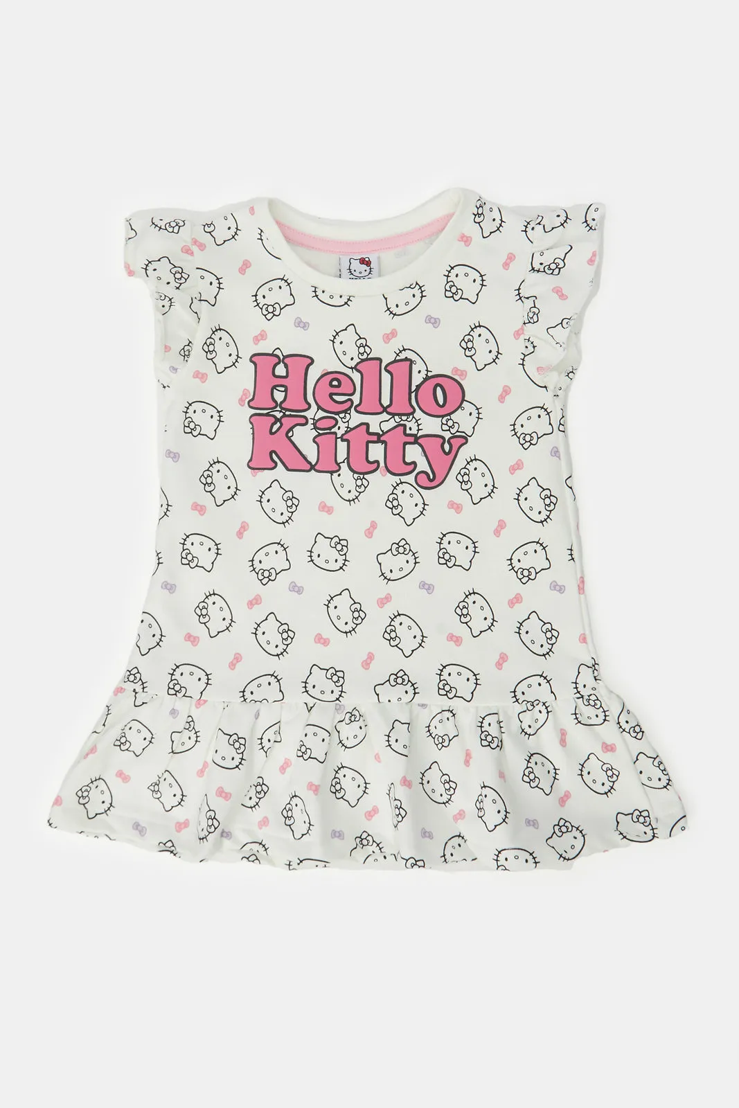 Infant Girls White Hello Kitty Dress