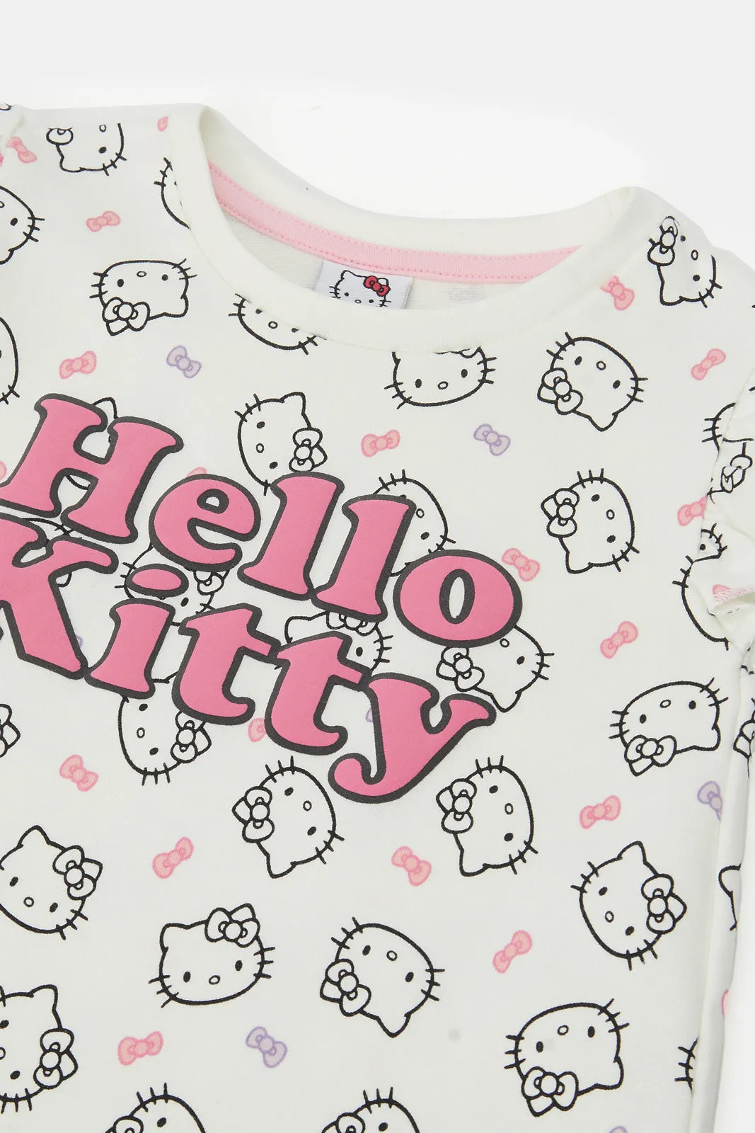 Infant Girls White Hello Kitty Dress