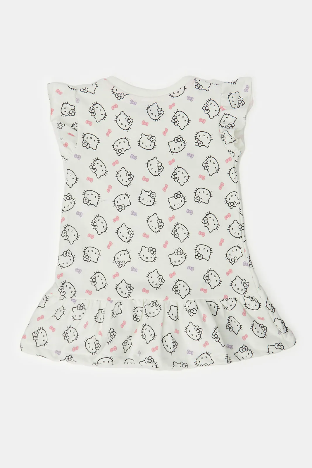 Infant Girls White Hello Kitty Dress