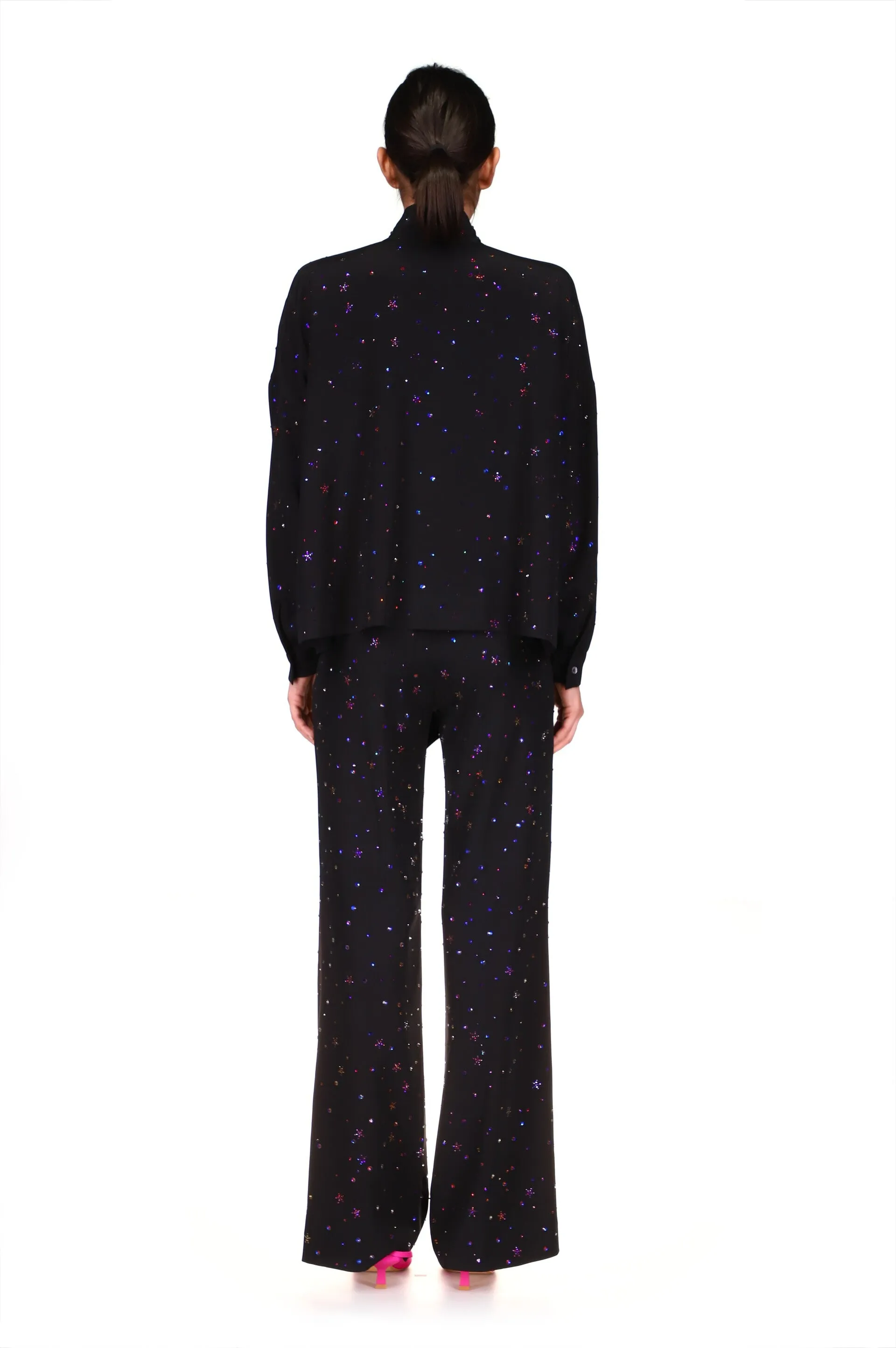 'INFINITE GALAXY' WIDE LEG TROUSERS