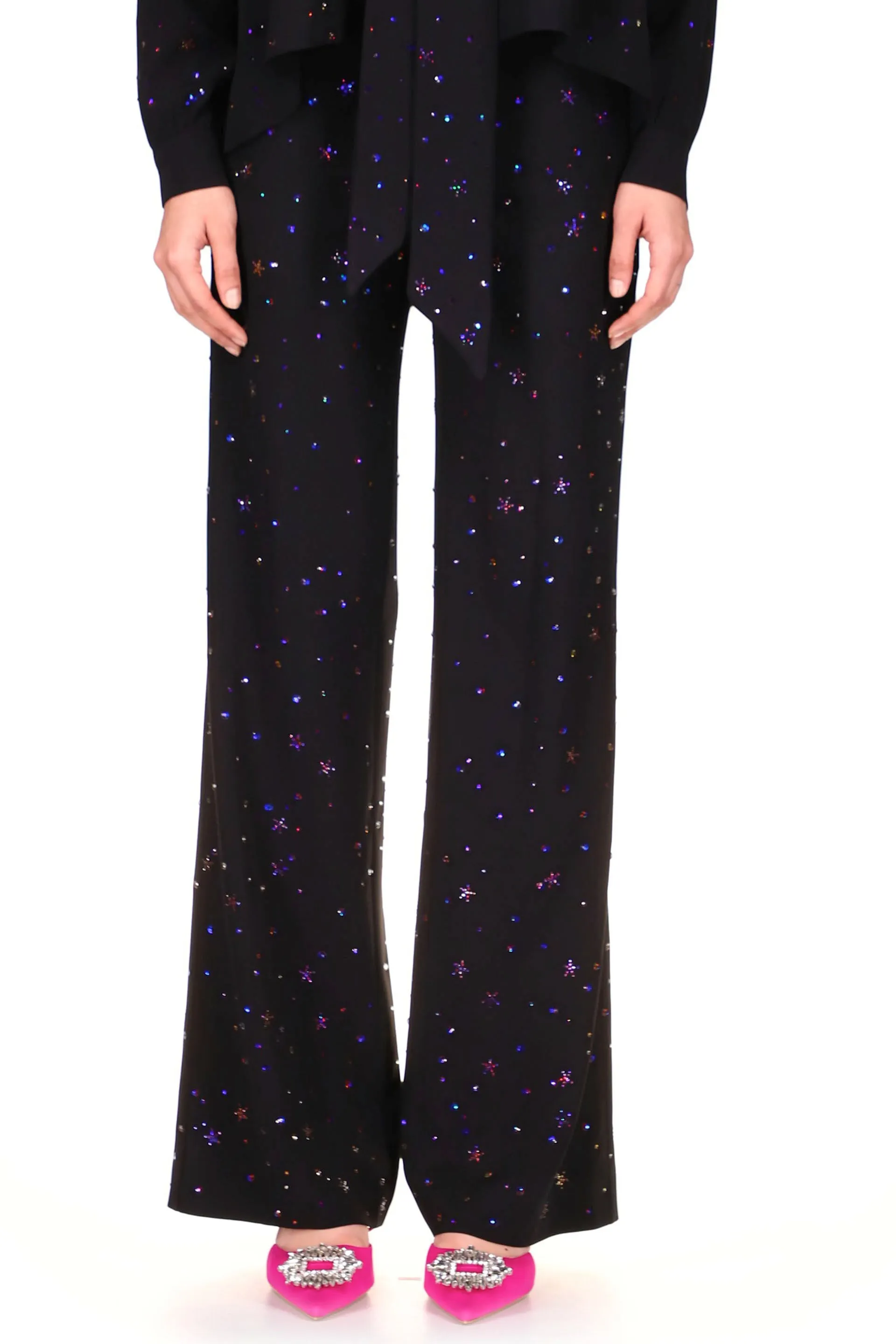 'INFINITE GALAXY' WIDE LEG TROUSERS