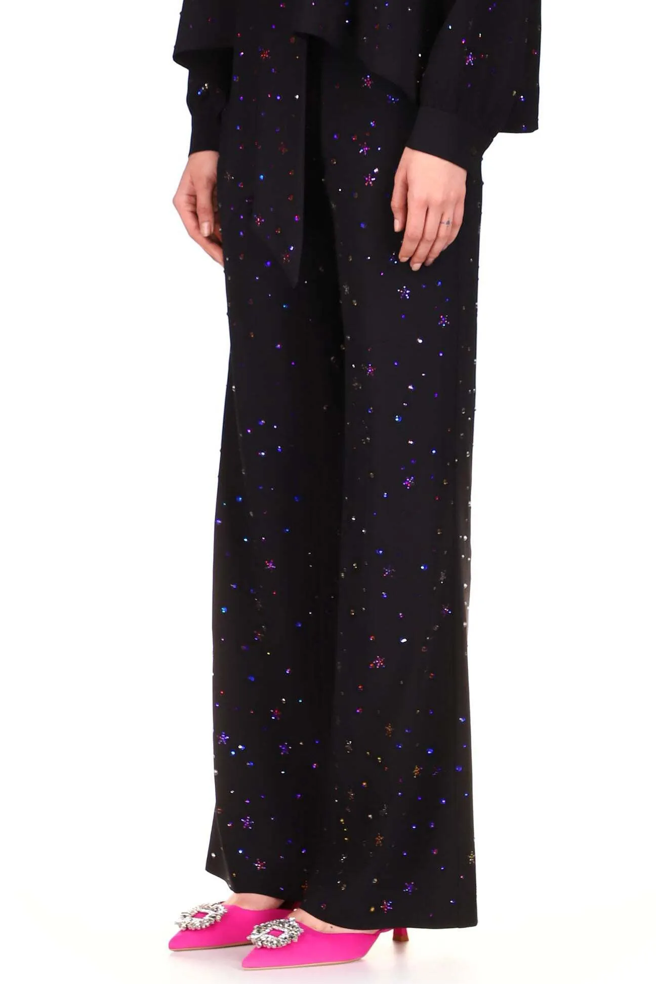 'INFINITE GALAXY' WIDE LEG TROUSERS