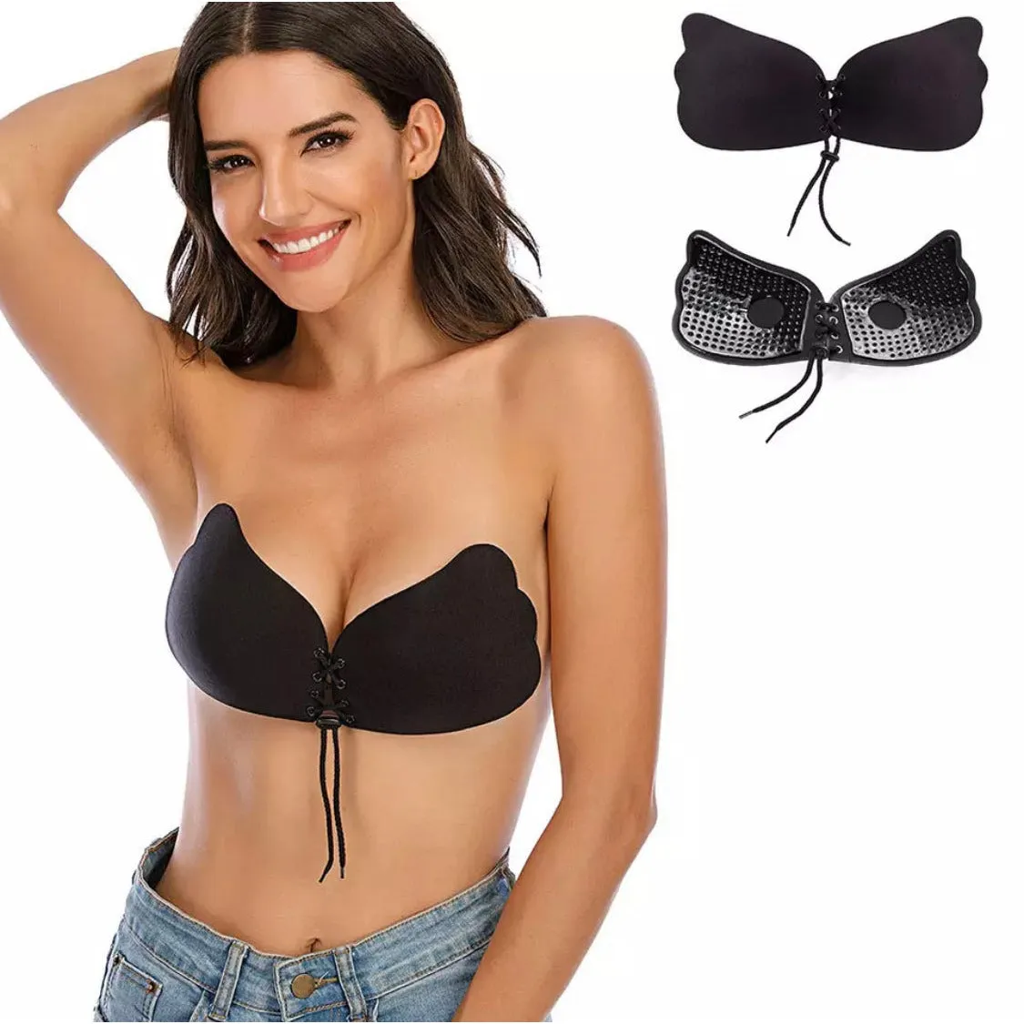 Backless and Strapless Push Up Invisible Bra