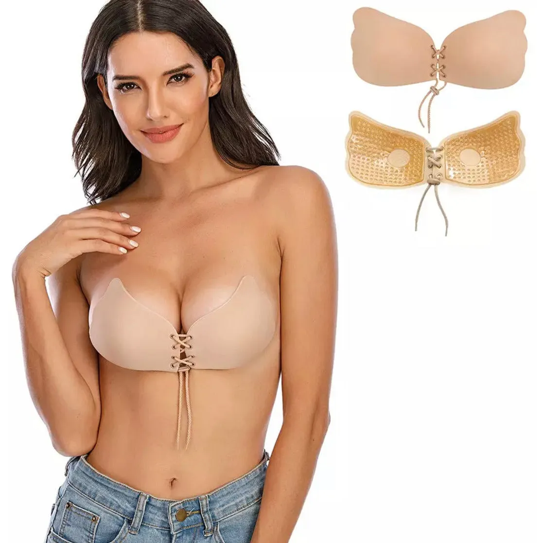 Backless and Strapless Push Up Invisible Bra