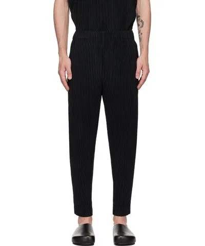 Issey Miyake Black Monthly Color August Trousers