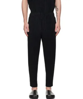 Issey Miyake Black Monthly Color August Trousers