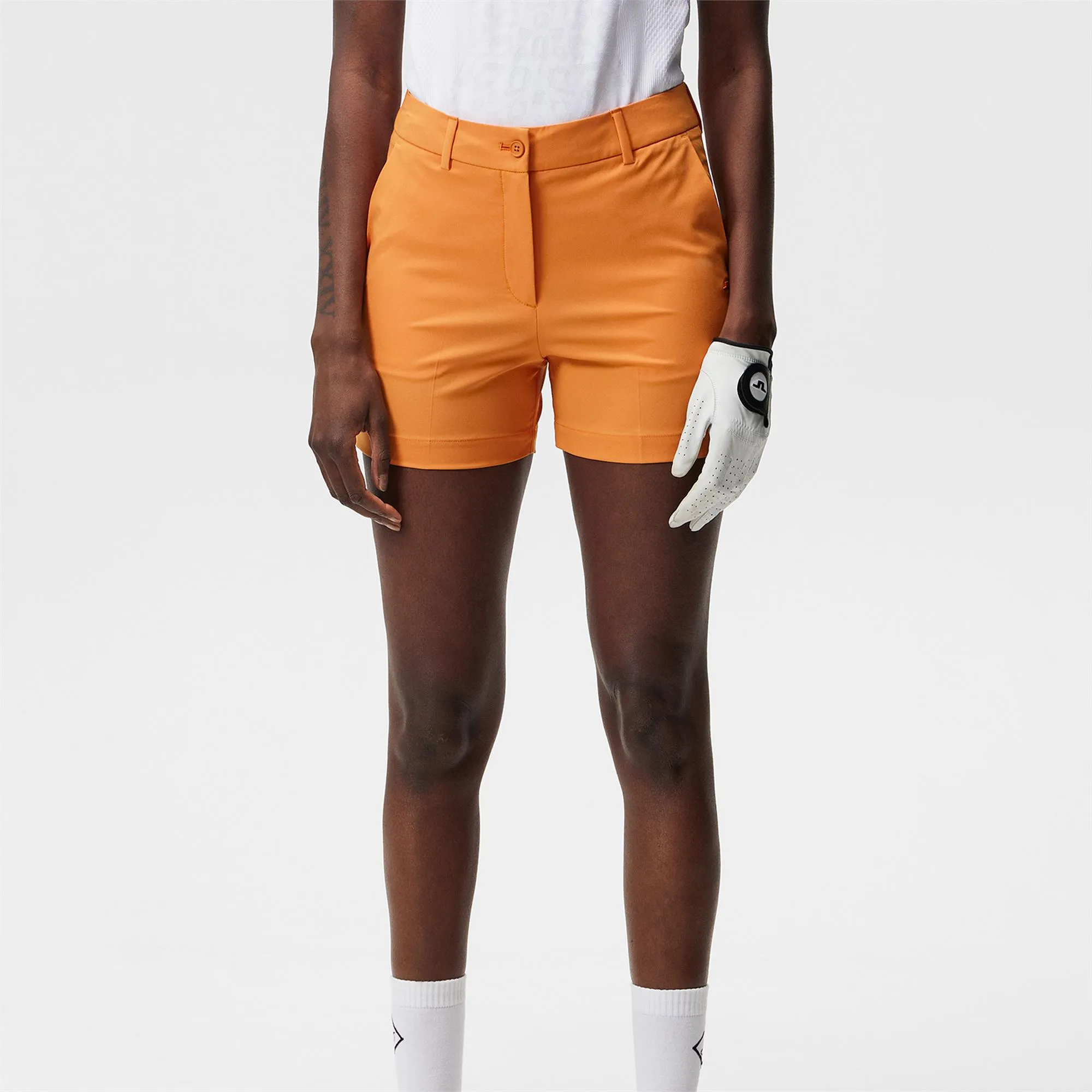 Russet Orange Ladies Golf Shorts