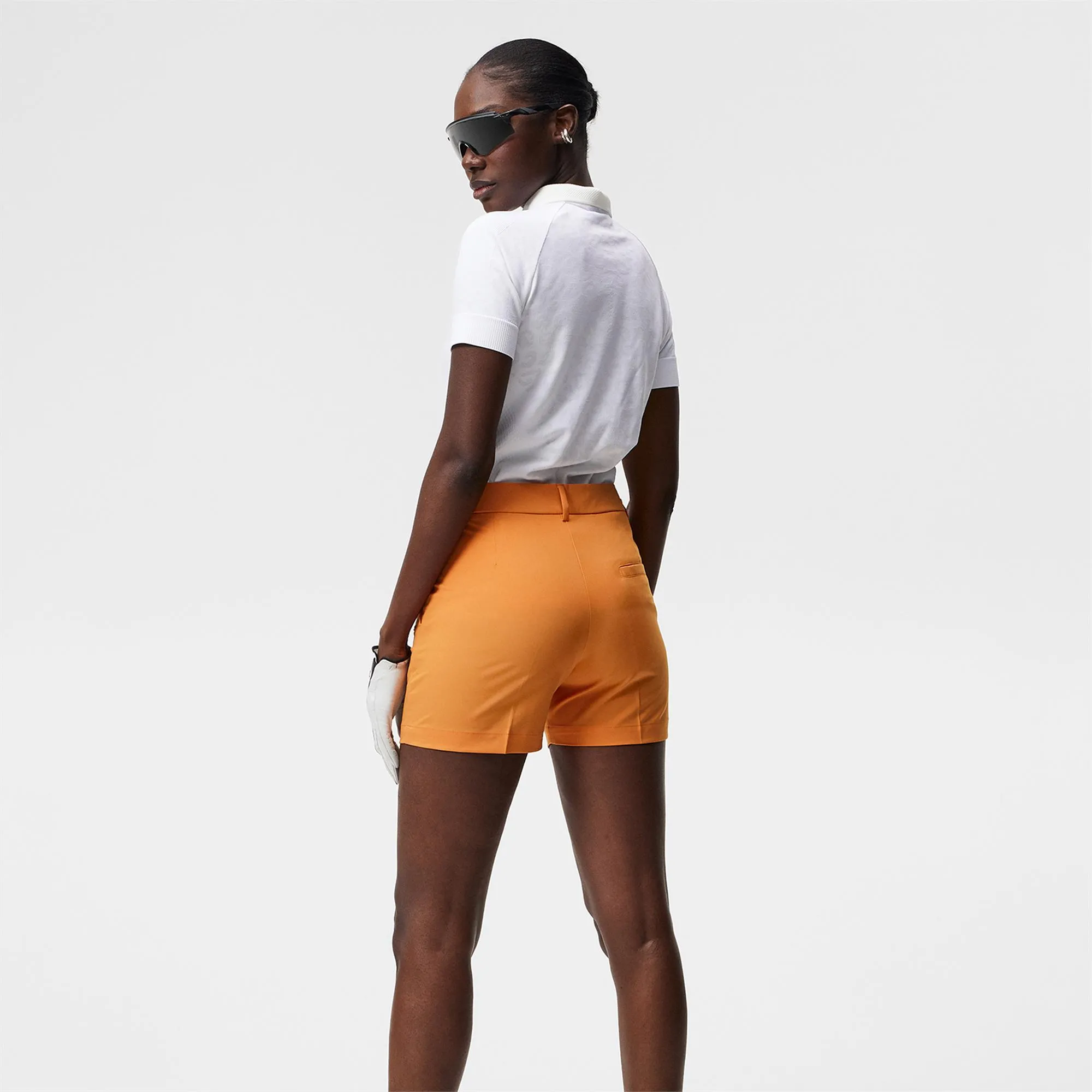 Russet Orange Ladies Golf Shorts