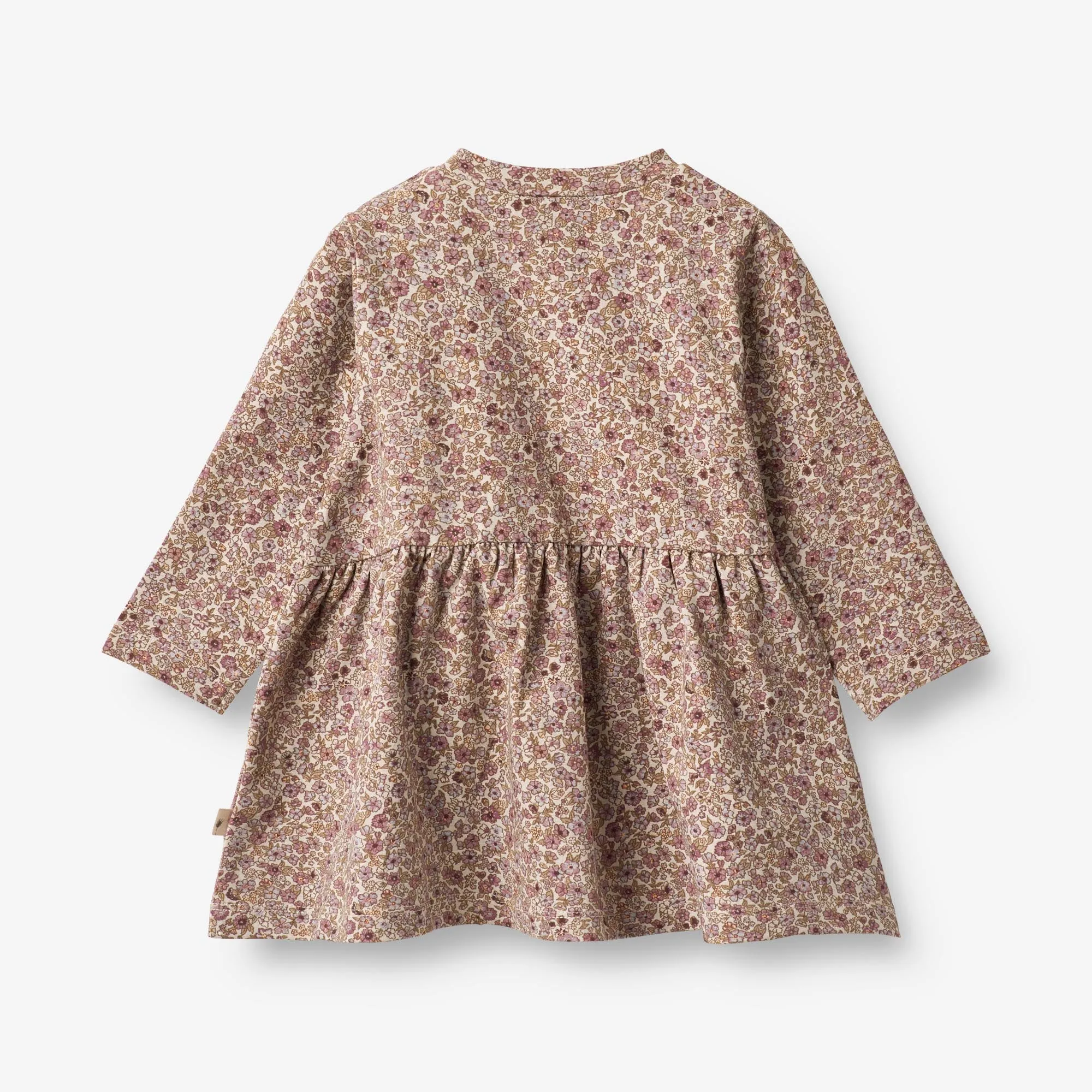 Jersey Dress Sessa | Baby - grey rose flowers