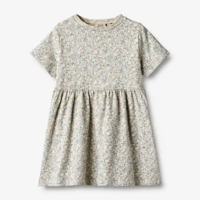 Jersey Dress S/S Anna - sandshell mini flowers