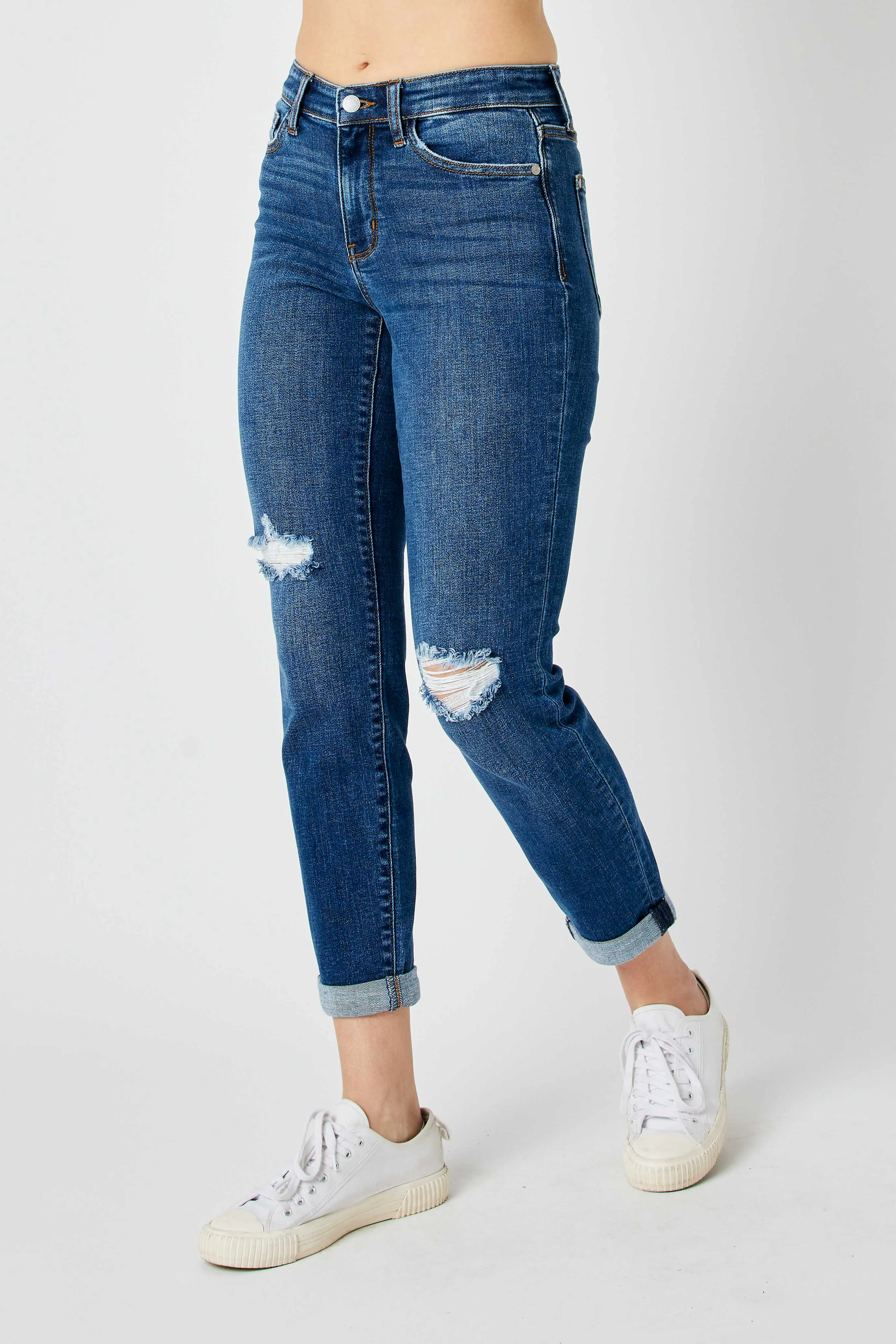 Slim Fit Ripped Jeans for Women