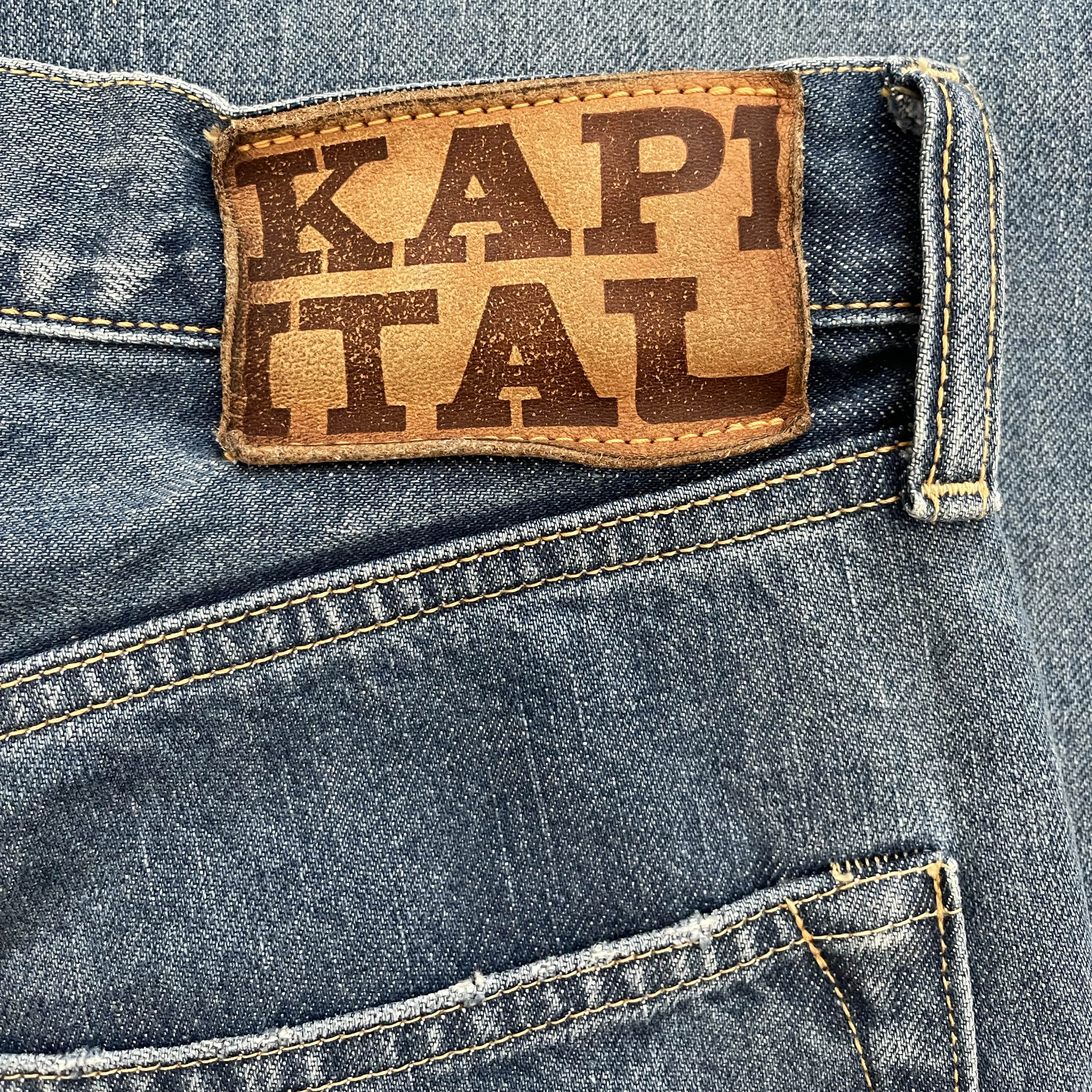 Kapital 14oz Washed Jeans