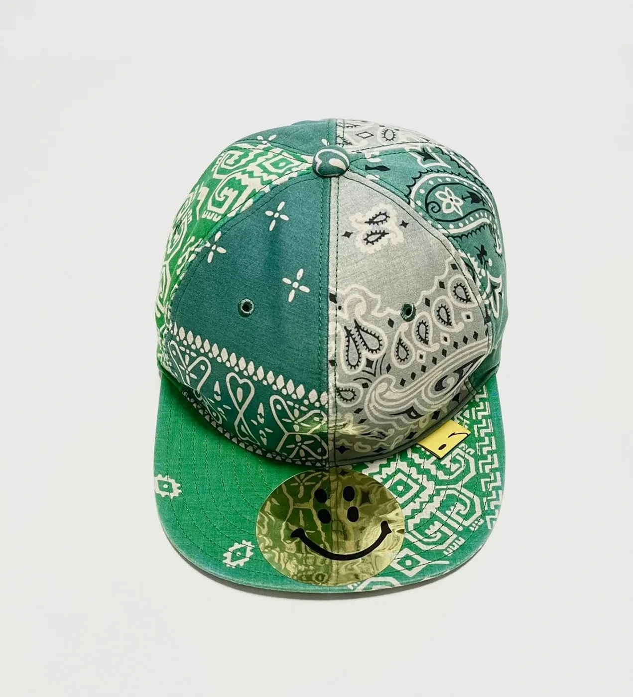 Kapital smile smiley Bandana patchwork truck cap hat