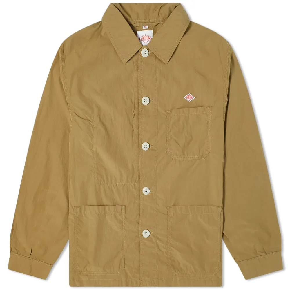 Khaki Danton Poplin Shirt Jacket