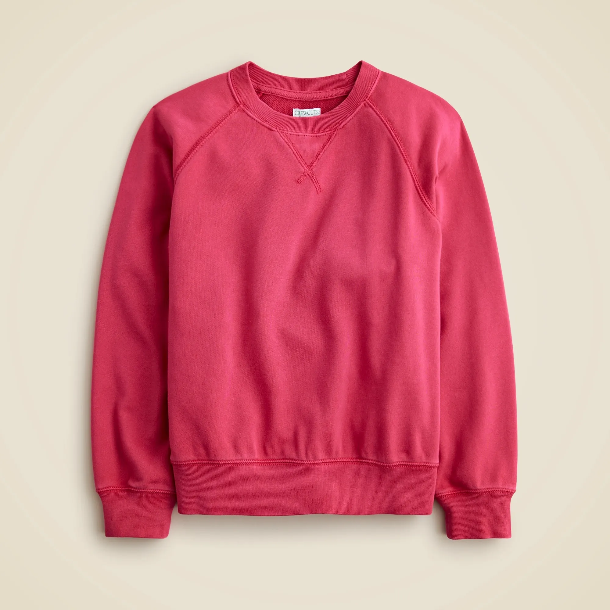 KID by Crewcuts garment-dyed crewneck sweatshirt