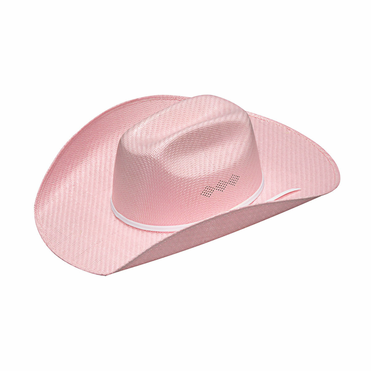 Kid's Straw Cowboy Hat in Pink