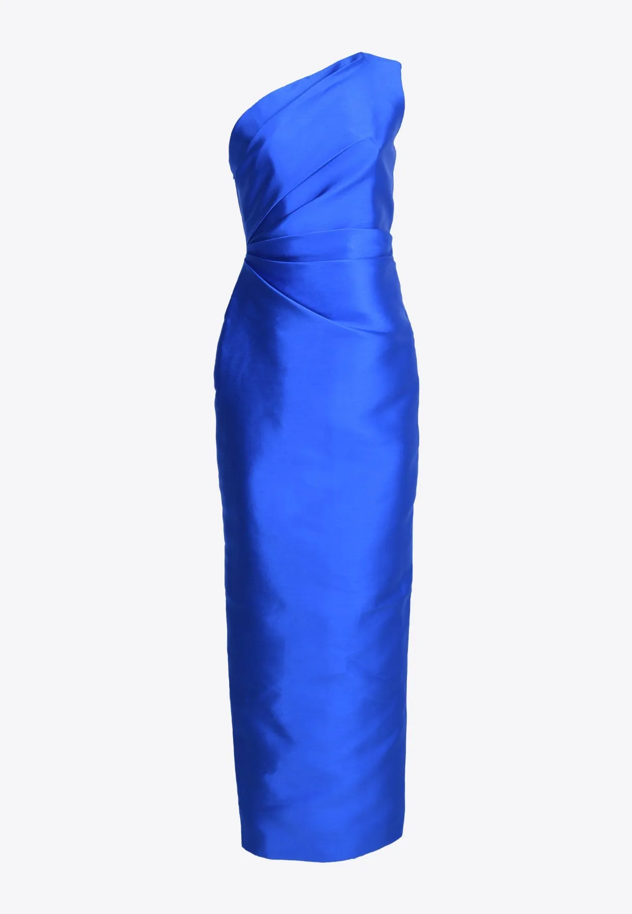 Kira One-Shoulder Satin Gown