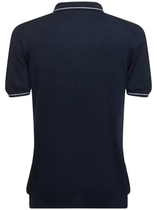 Kiton   Cotton jersey polo 