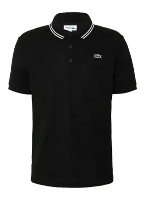 Lacoste Black Polo - Sport Contrast Polo