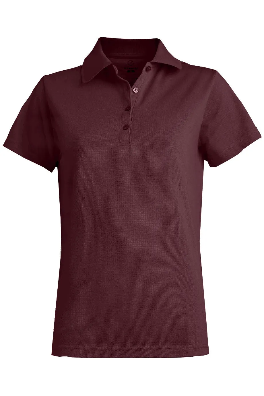 Ladies' Pique Polo - Burgundy