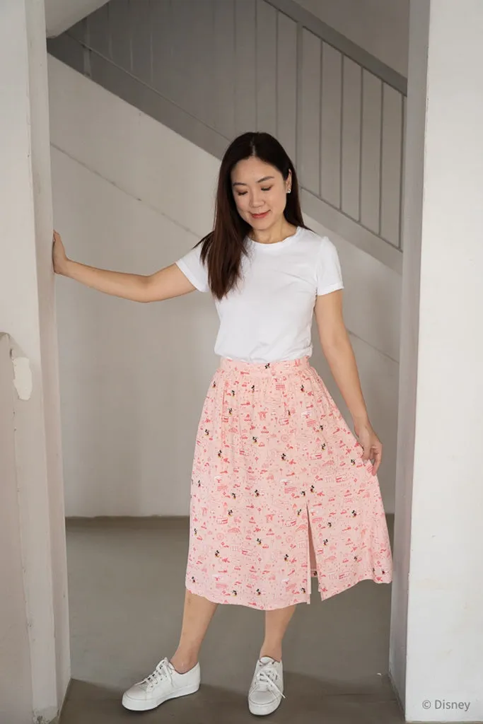 Women's Pink Mickey Mouse Skirt (Limited XS)