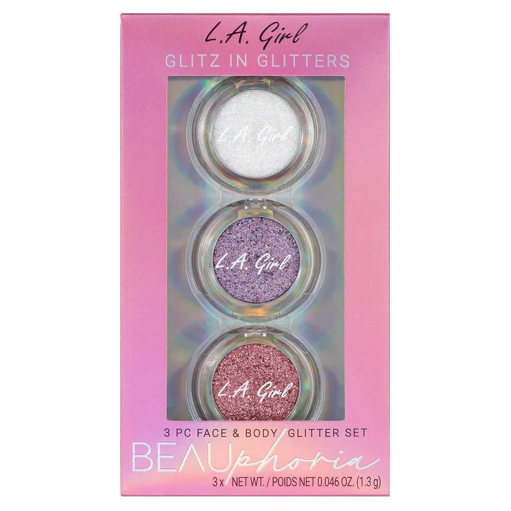 LAGIRL Beauphoria Set de Glitter Cuerpo y Rostro 3pzas