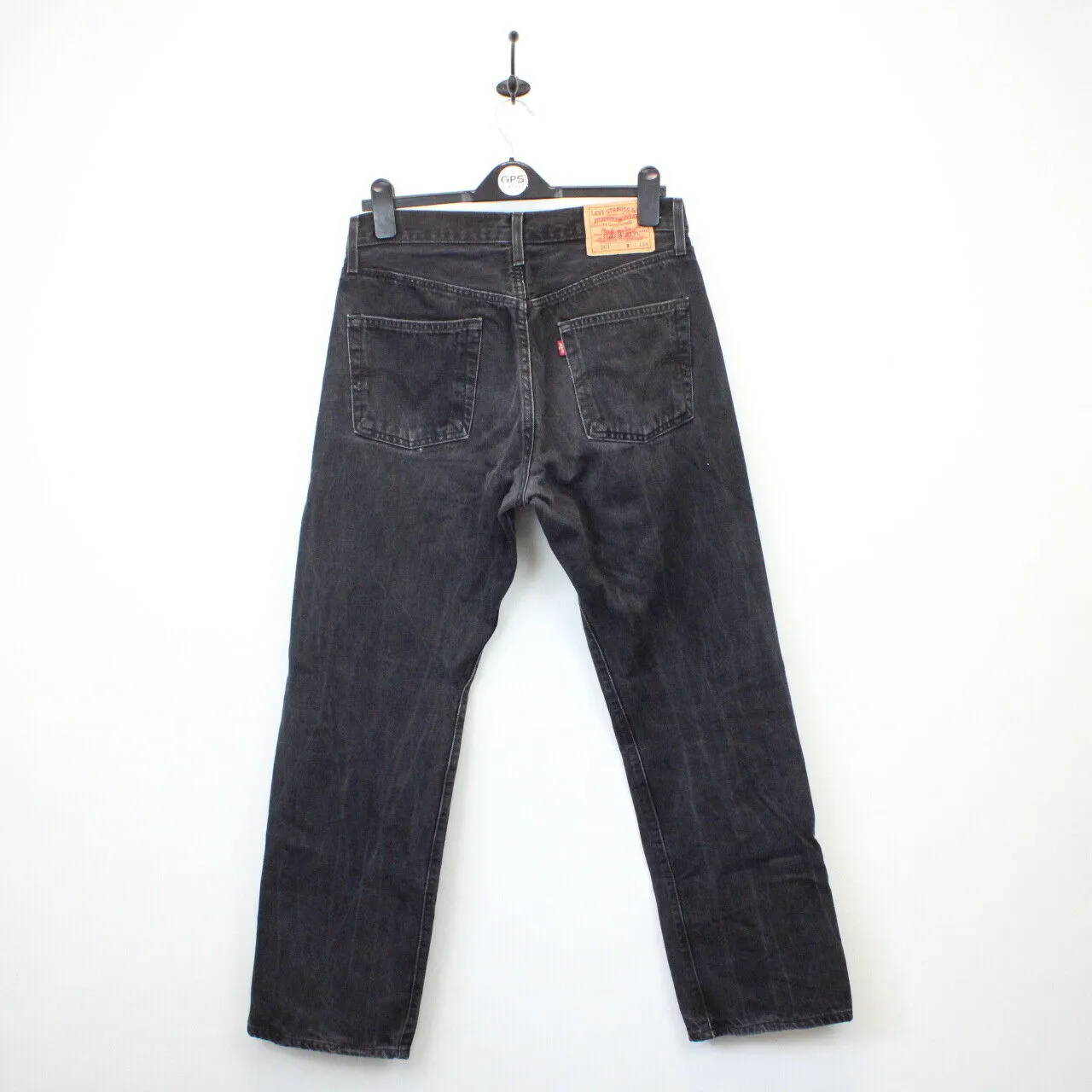 LEVIS 501 Jeans Black Charcoal | W33 L32