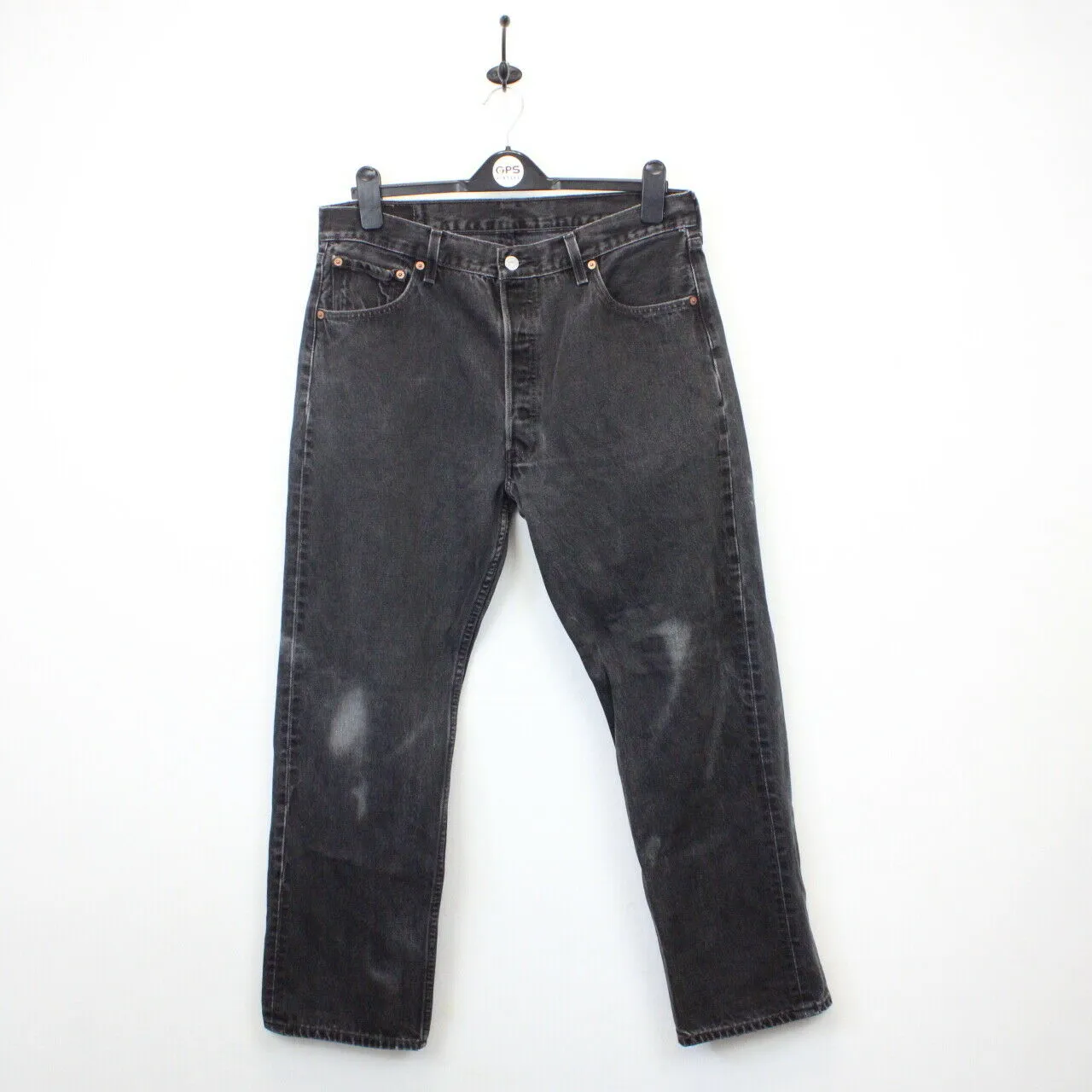 LEVIS 501 Jeans Black Charcoal | W34 L30