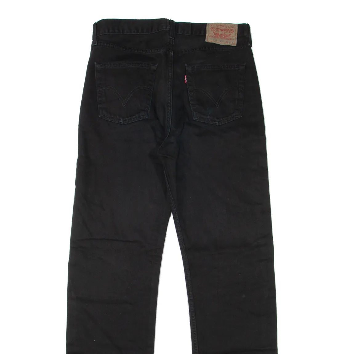 LEVI'S 751 02 Jeans Mens Black Regular Straight W32 L34