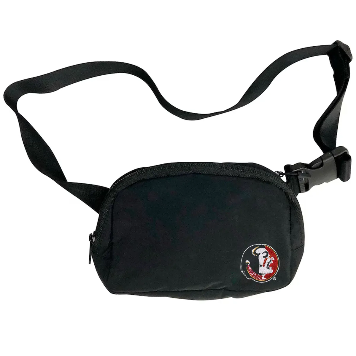 Black FSU Logo Waist Pack by Logo Brands Vault