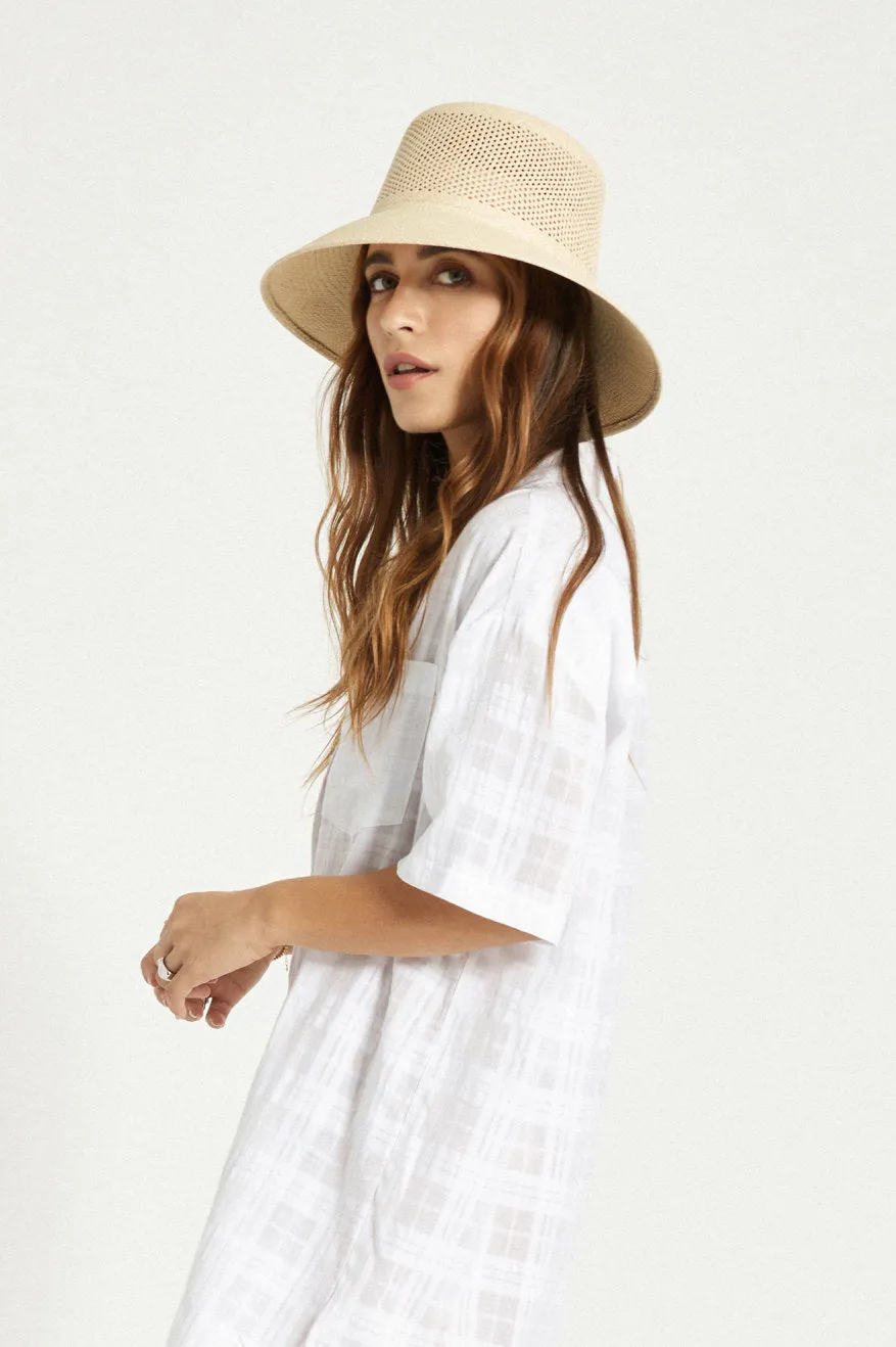 Lopez Panama Straw Bucket Hat - Catalina Sand: Best Price & Fast Shipping