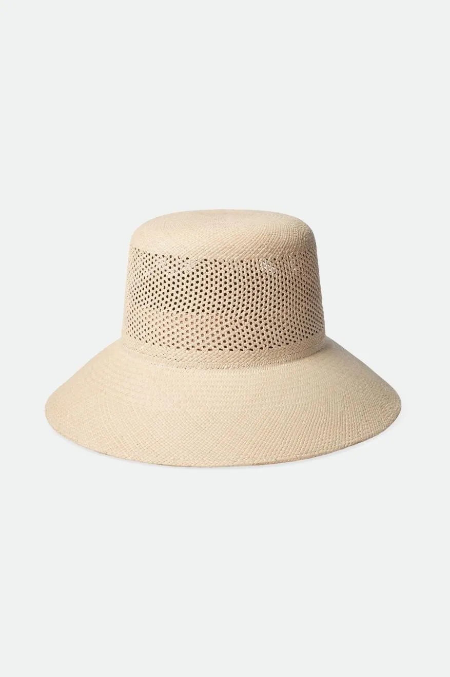 Lopez Panama Straw Bucket Hat - Catalina Sand: Best Price & Fast Shipping