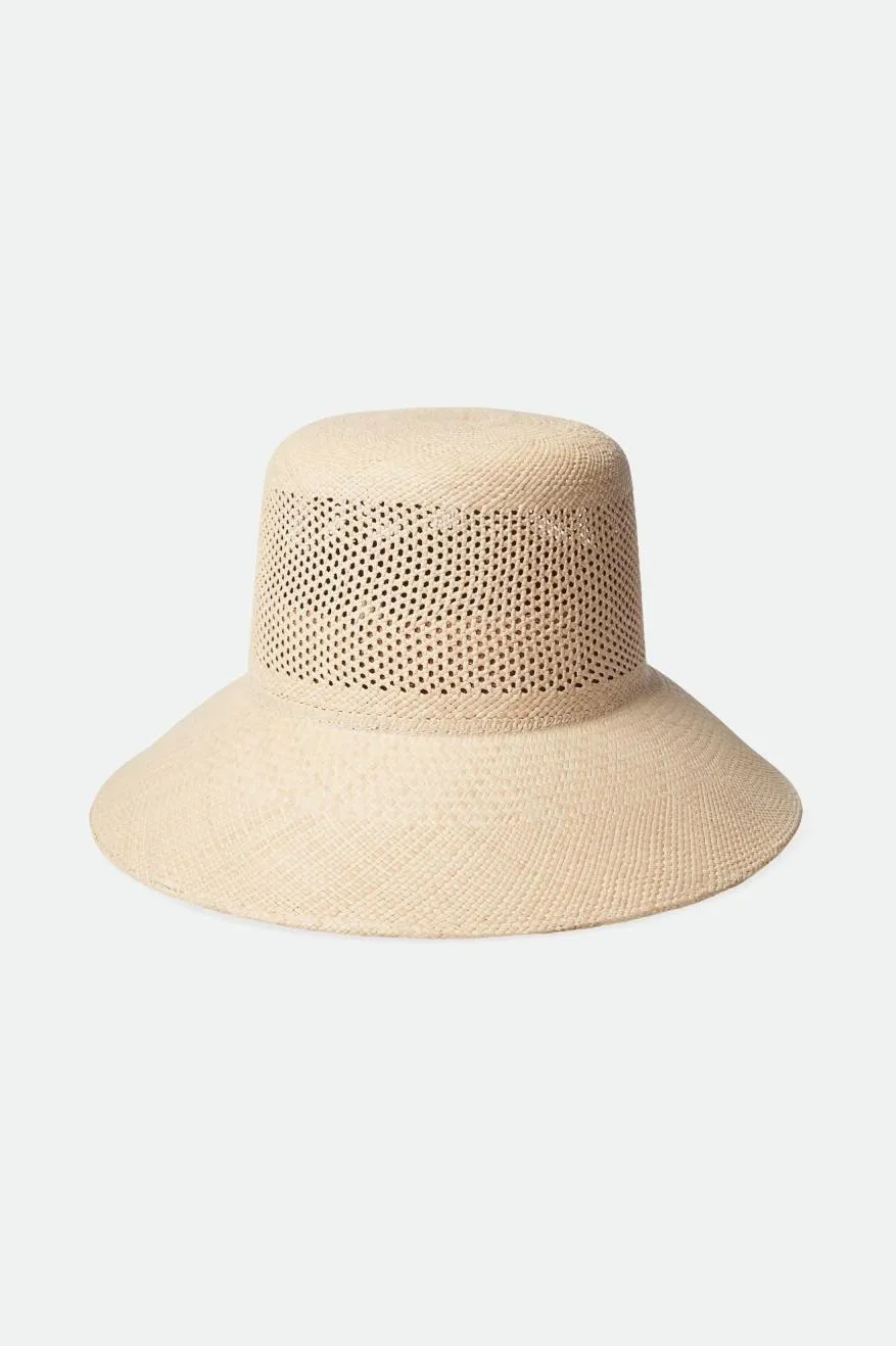 Lopez Panama Straw Bucket Hat - Catalina Sand: Best Price & Fast Shipping