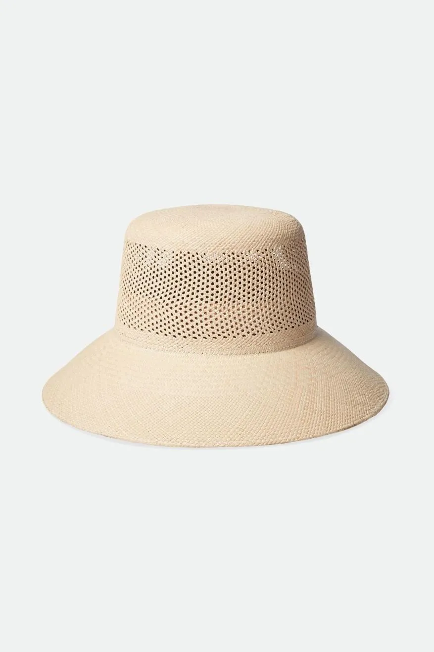 Lopez Panama Straw Bucket Hat - Catalina Sand: Best Price & Fast Shipping