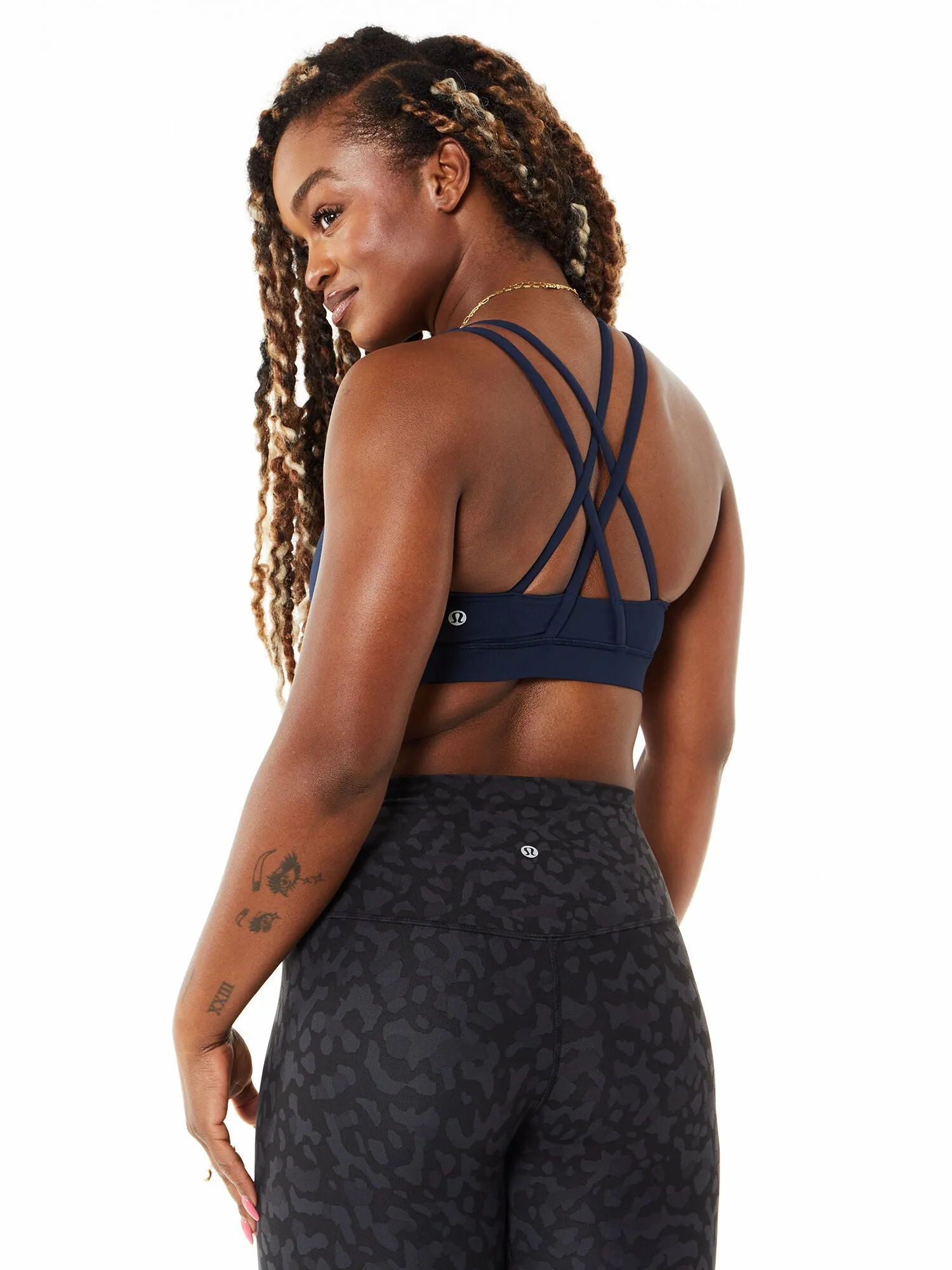 Lululemon | Energy Bra 'SOULCYCLE - White' | True Navy