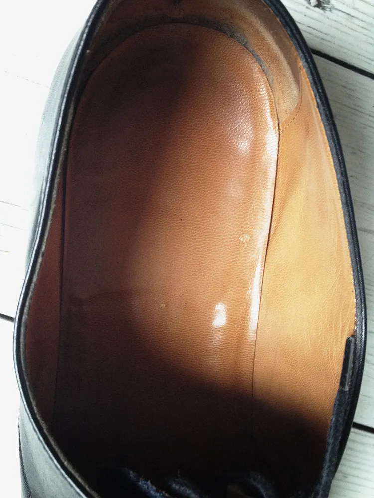 Maison Martin Margiela black heel-less oxfords size 40 from spring 2000