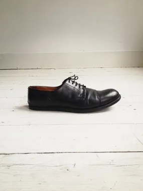 Maison Martin Margiela black heel-less oxfords size 40 from spring 2000