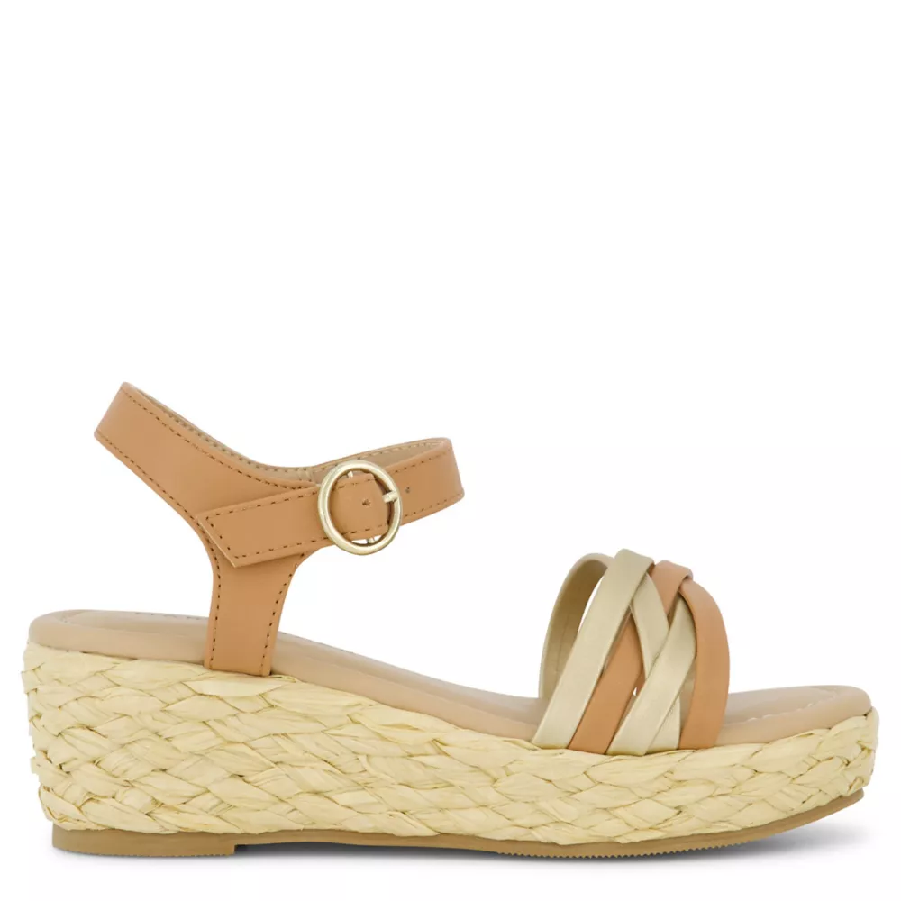 MARC FISHER  GIRLS LITTLE-BIG KID MARREN STRAP WEDGE SANDAL