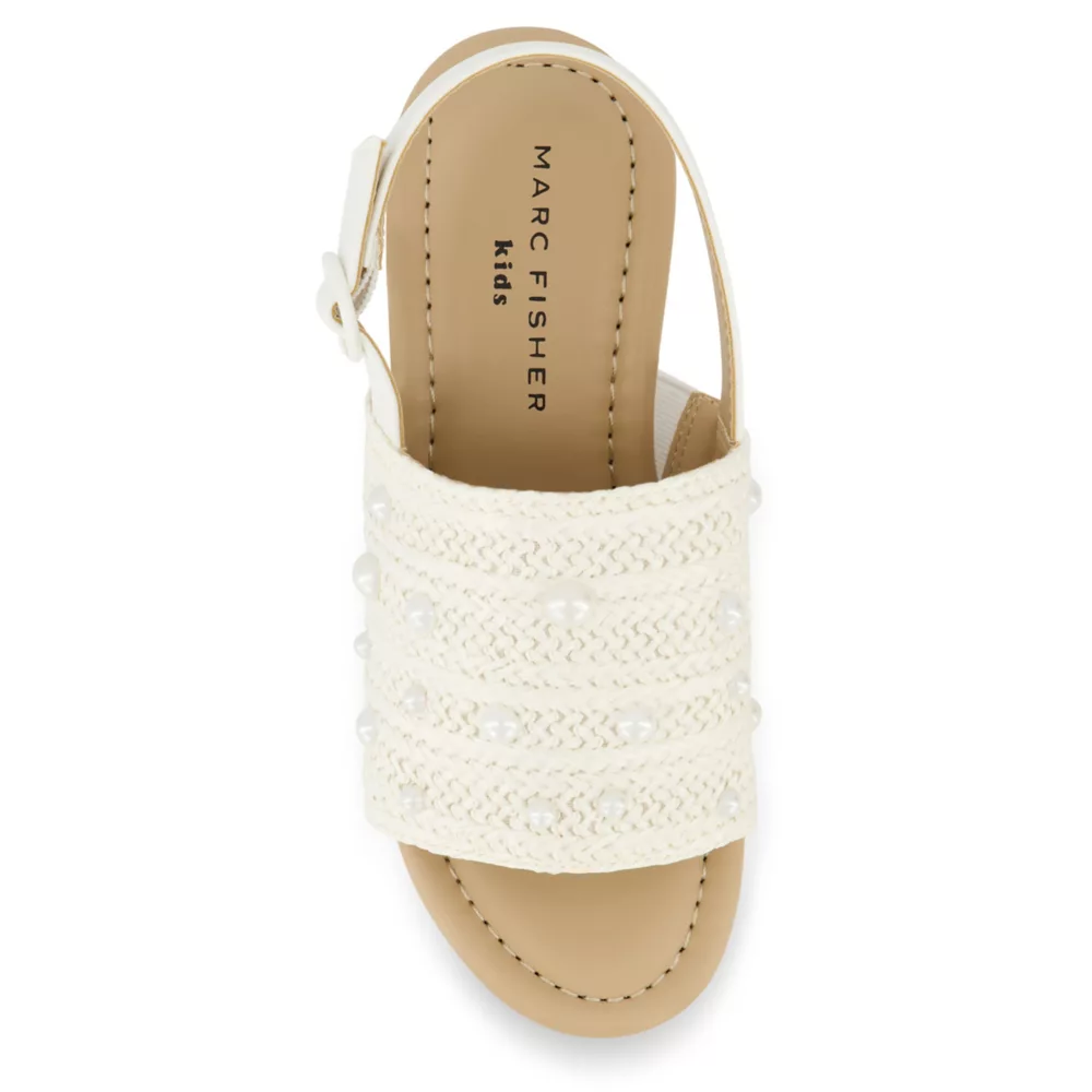 MARC FISHER  GIRLS LITTLE-BIG KID MARREN WEAVE WEDGE SANDAL